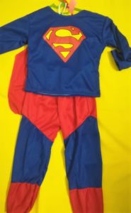 Kids Costumes to Hire - Superman - CHILD - top, pants, mask